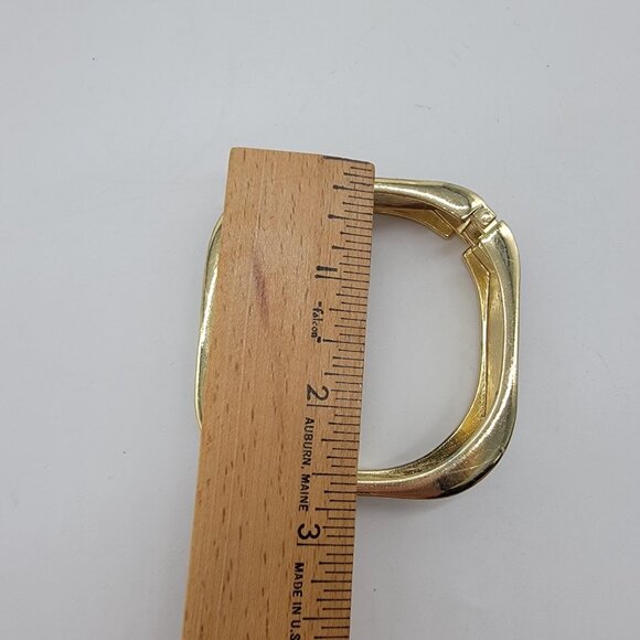 Snakeskin Print Bracelet Square Hinged Bracelet Clamper Bangle‎ - Picture 6 of 6